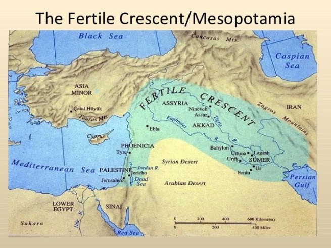 mesopotamia map