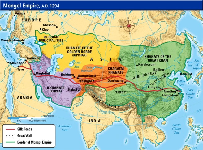 mongol map